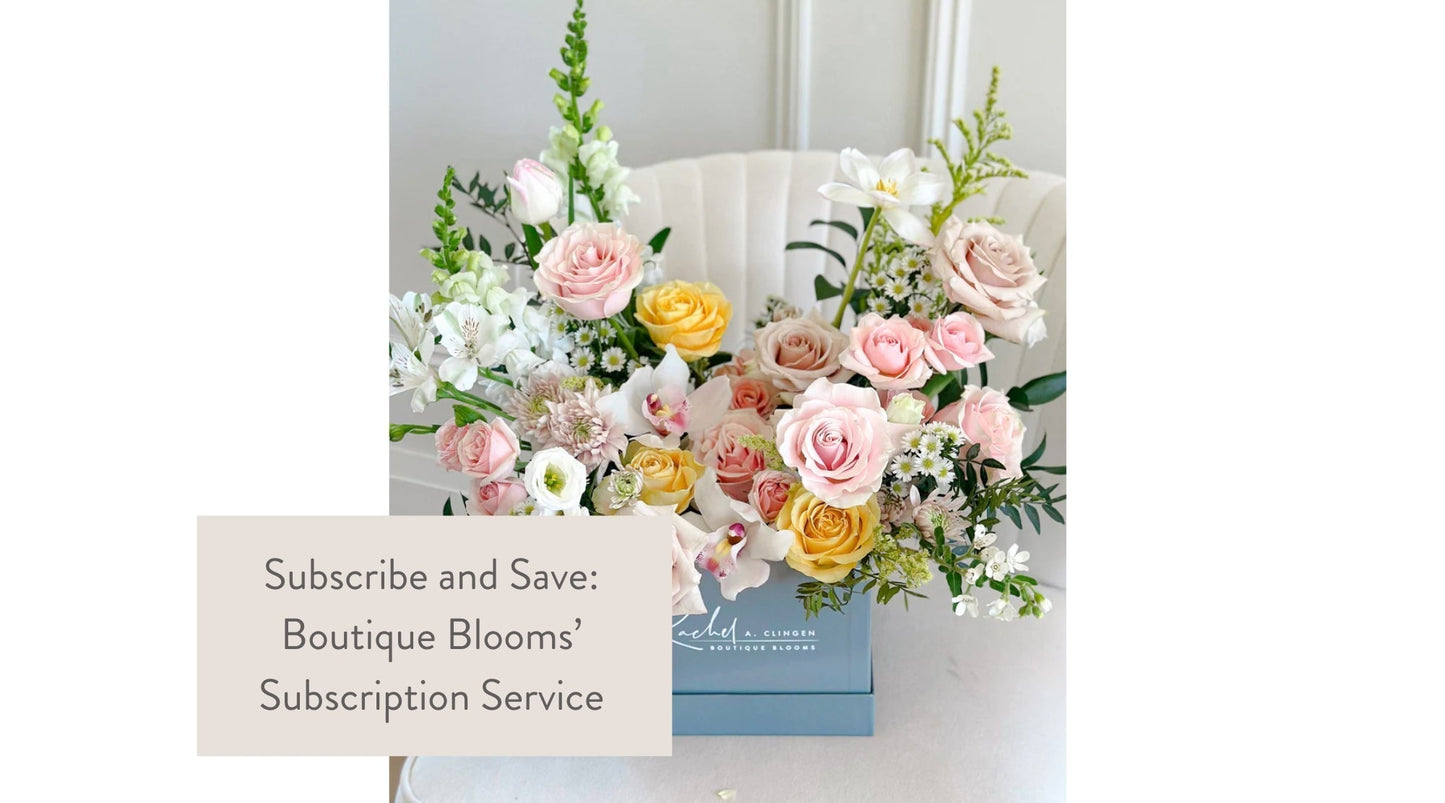 Subscribe and Save: Boutique Blooms' Subscription Service