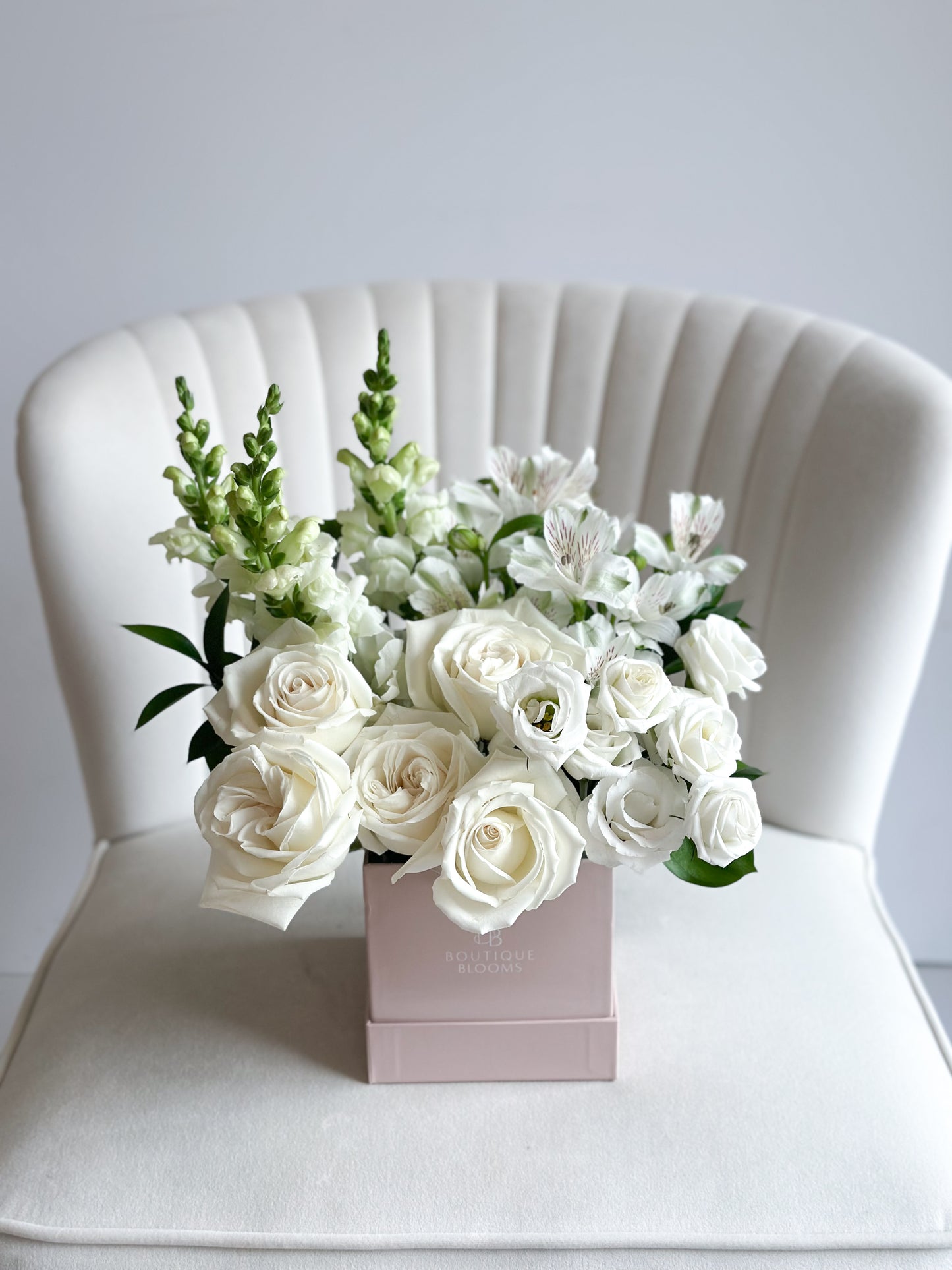 White flower arrangement for toronto delivery