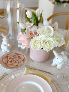 Blushing Bunny Centrepiece