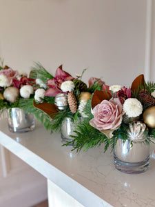 Tinsel Trio Centrepieces