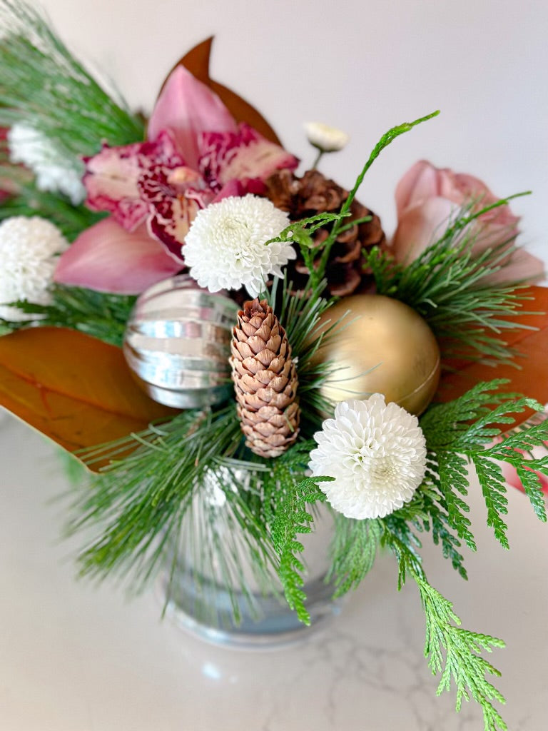 Tinsel Trio Centrepieces