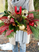 Load image into Gallery viewer, Crimson Holly - Long Lasting Centrepiece

